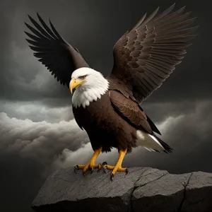  Majestic Bald Eagle Soaring with Piercing Eyes