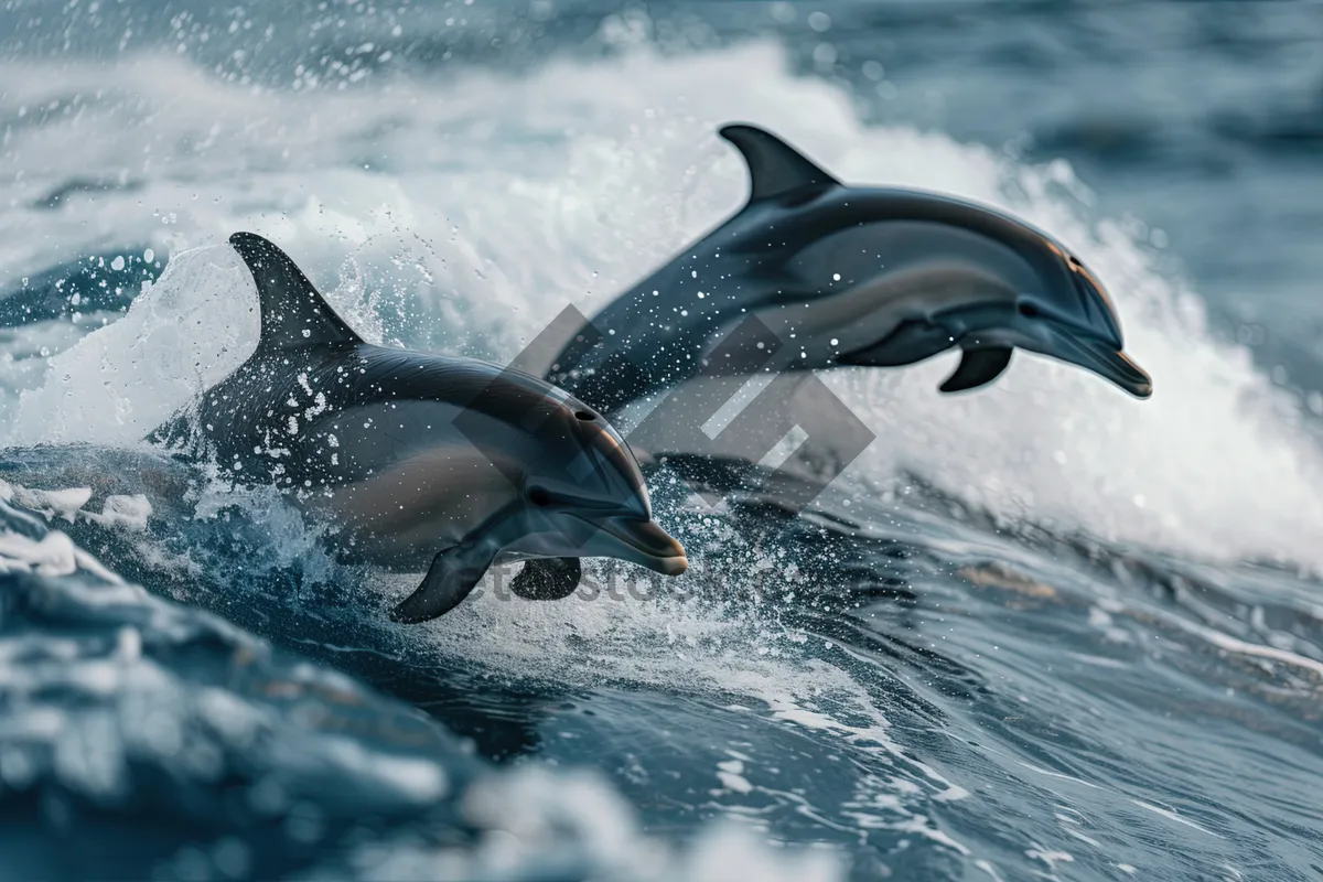 Picture of Marine wildlife swimming in the ocean