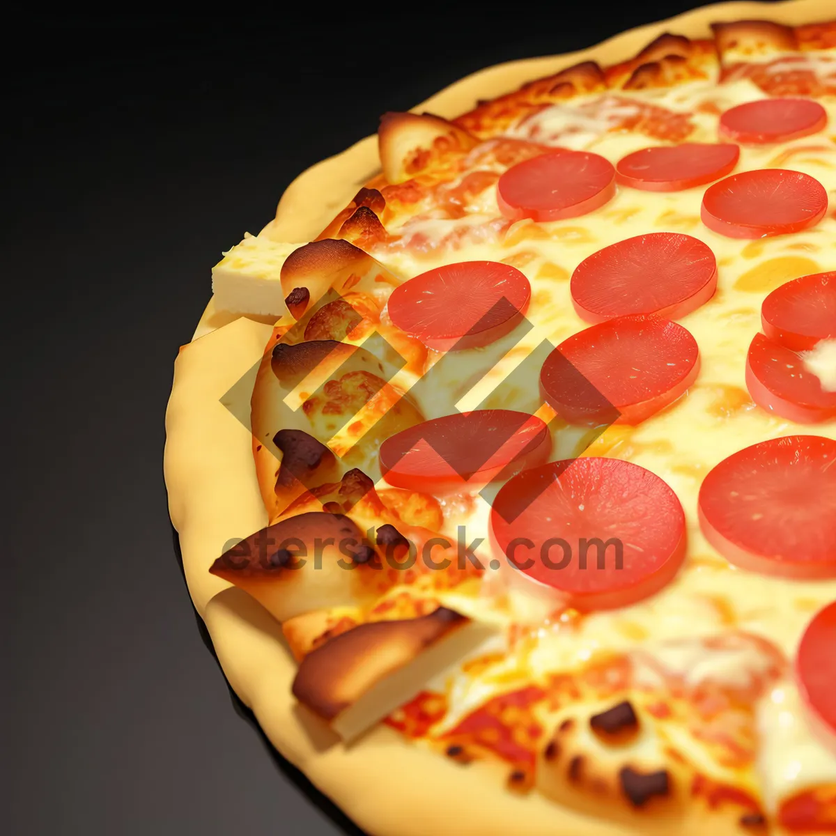 Picture of Cheesy Pizza Delight - Delicious Meal with Tasty Crust
