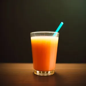 Refreshing Citrus Juice in a Glass