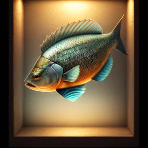 Tropical Fish in Underwater Aquarium Tank