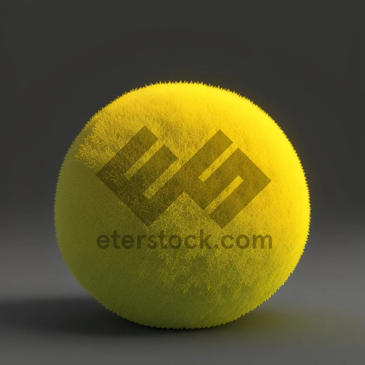 Picture of Yellow Tennis Ball - Sport Equipment and Refreshing Citrus