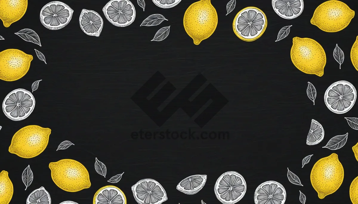 Picture of Graphic design jersey pattern on blackboard frame