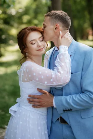 Happy family portrait outdoors in the park