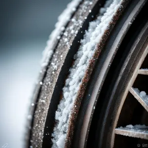 Close-up of Car Wheel Gearing Mechanism