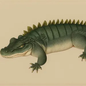 Exotic Tropical Reptile: The Wild Iguana King