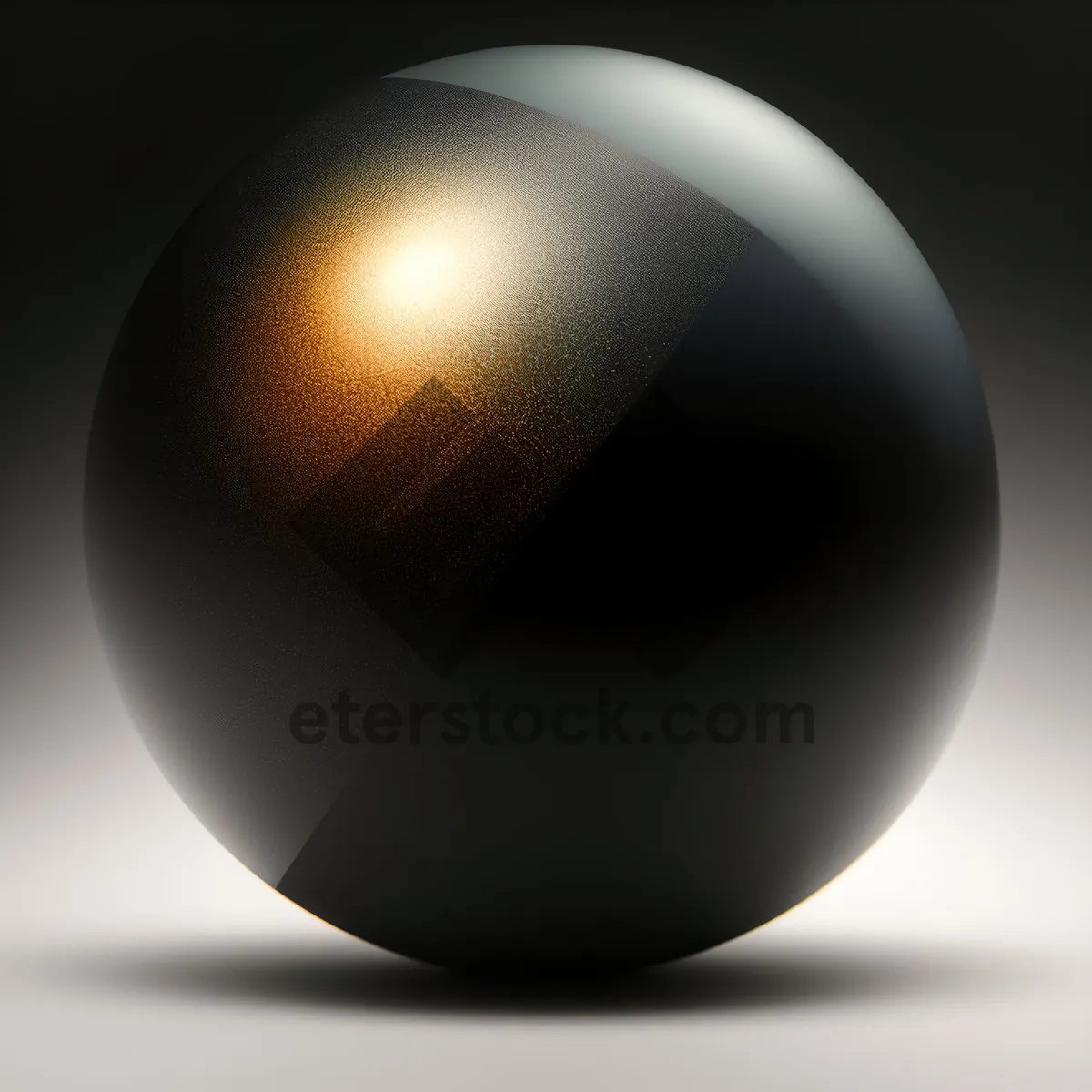 Picture of Shiny Glass Sphere Icon - 3D Graphic Design