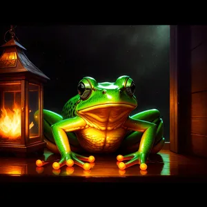 Eye-catching Teapot in a Frog's Gaze