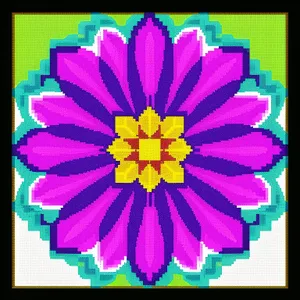 Blooming Daisy: A Colorful Floral Petal