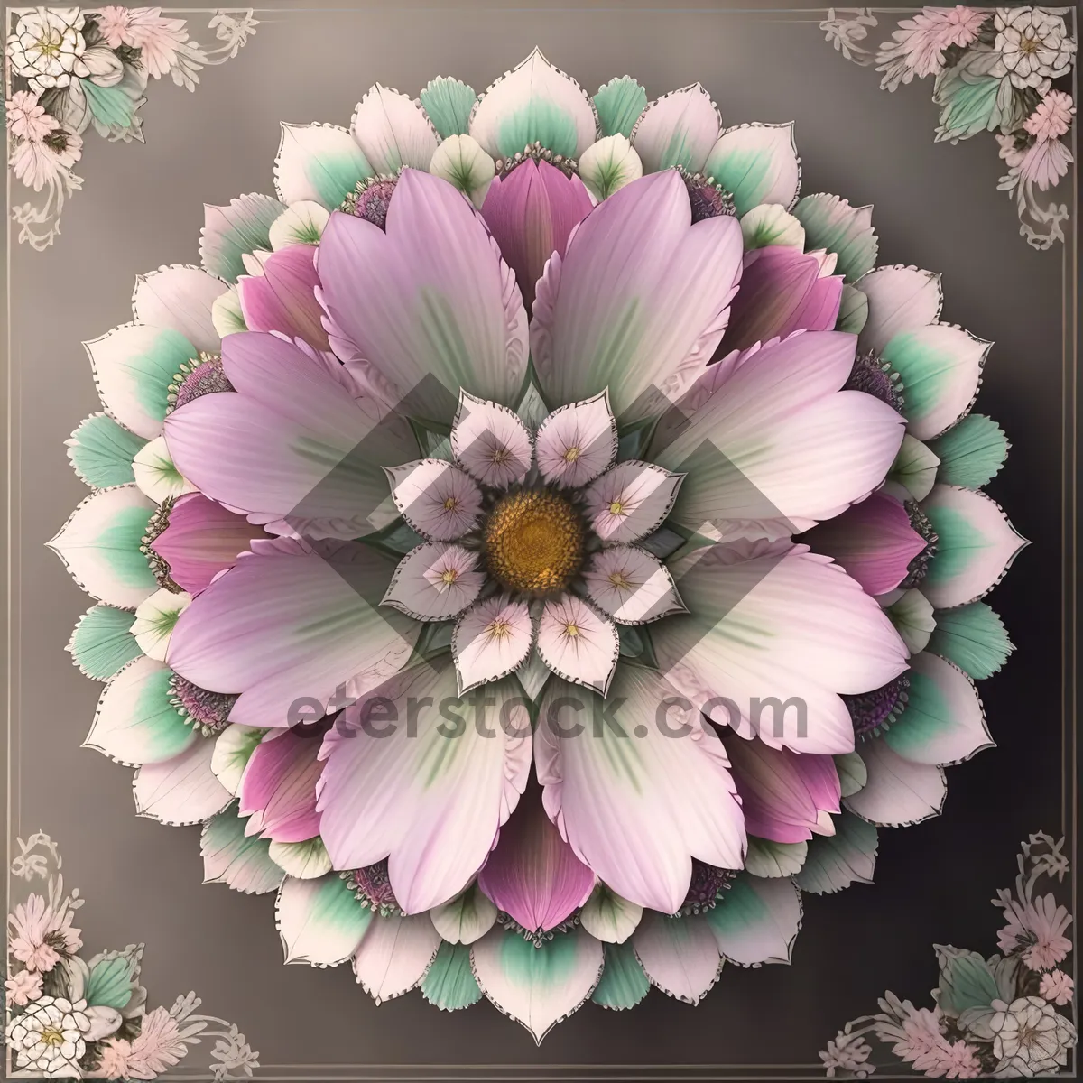 Picture of Pink Blooming Lotus Floral Bouquet