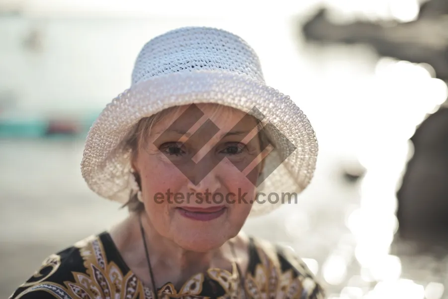 Picture of Happy Young Farmer in Winter Clothing Smiling