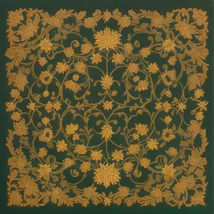 Damask Retro Floral Wallpaper - Vintage Ornamental Art