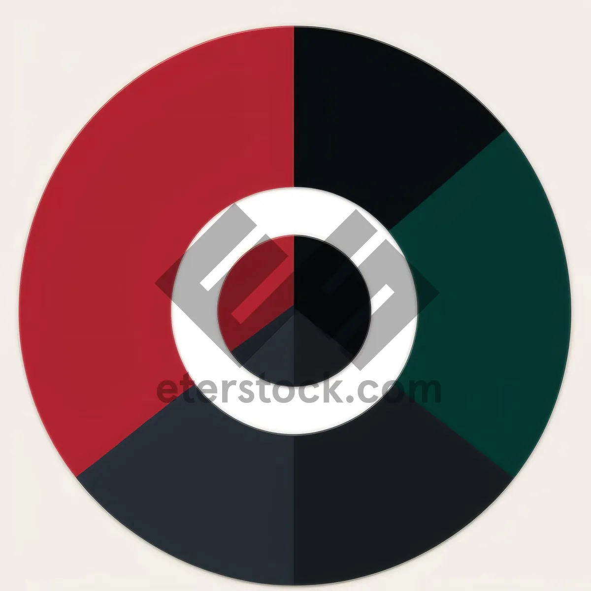 Picture of Round Black 3D Web Button Icon