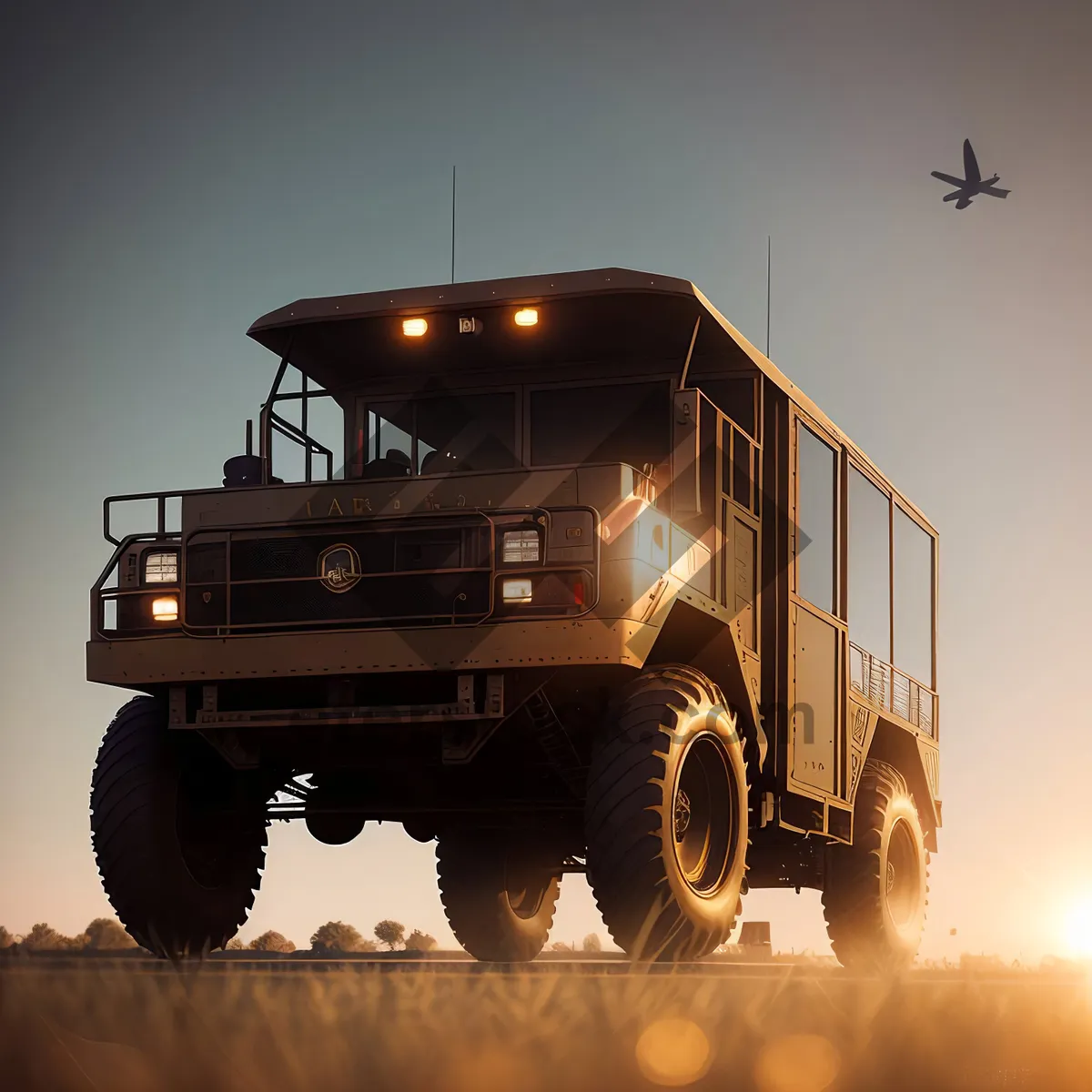 Picture of Versatile Road Transport: Heavy-duty Military Truck