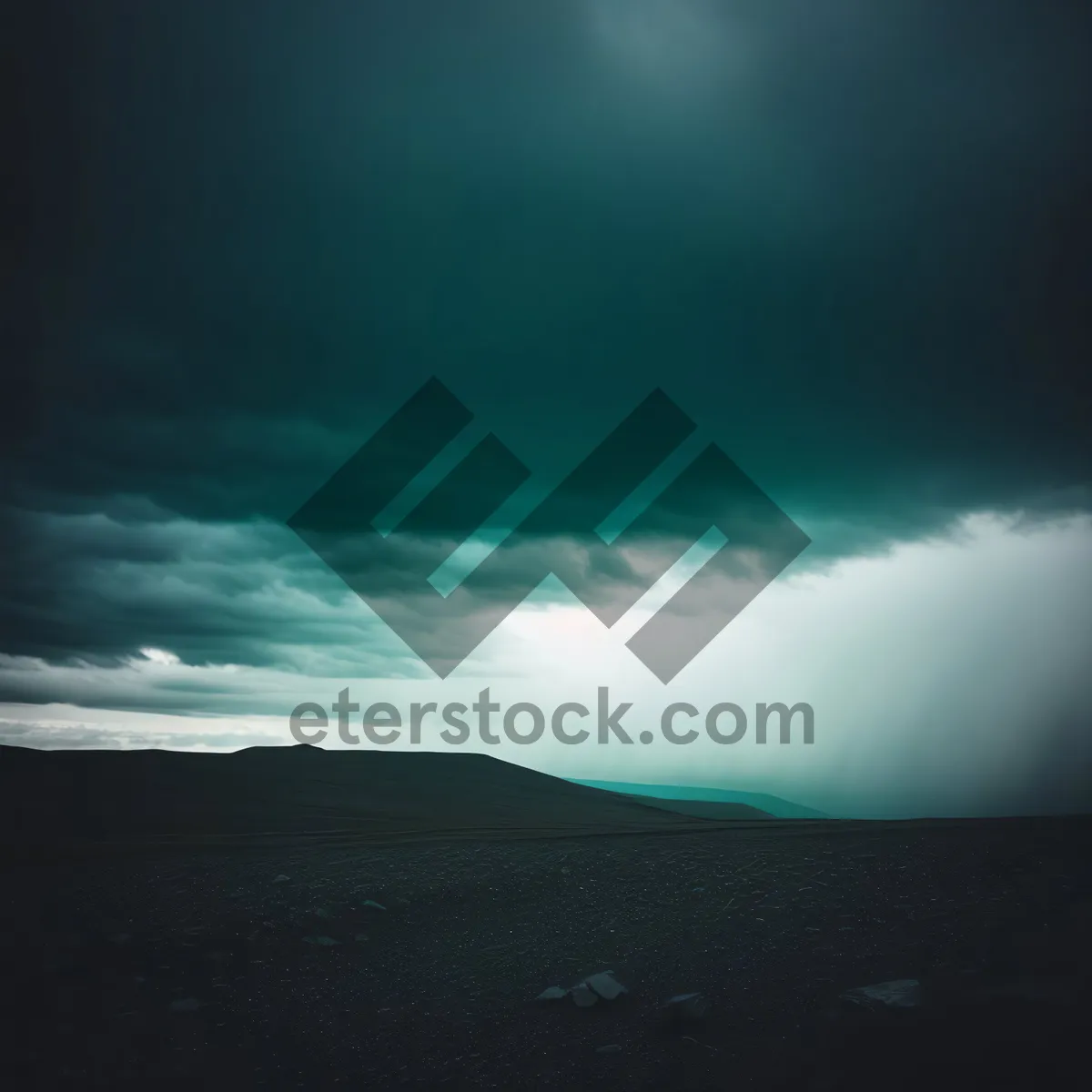 Picture of Majestic Sunset over Mountain Peaks