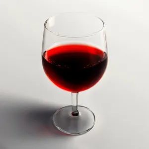 Party Celebration with Red Wine Glasses