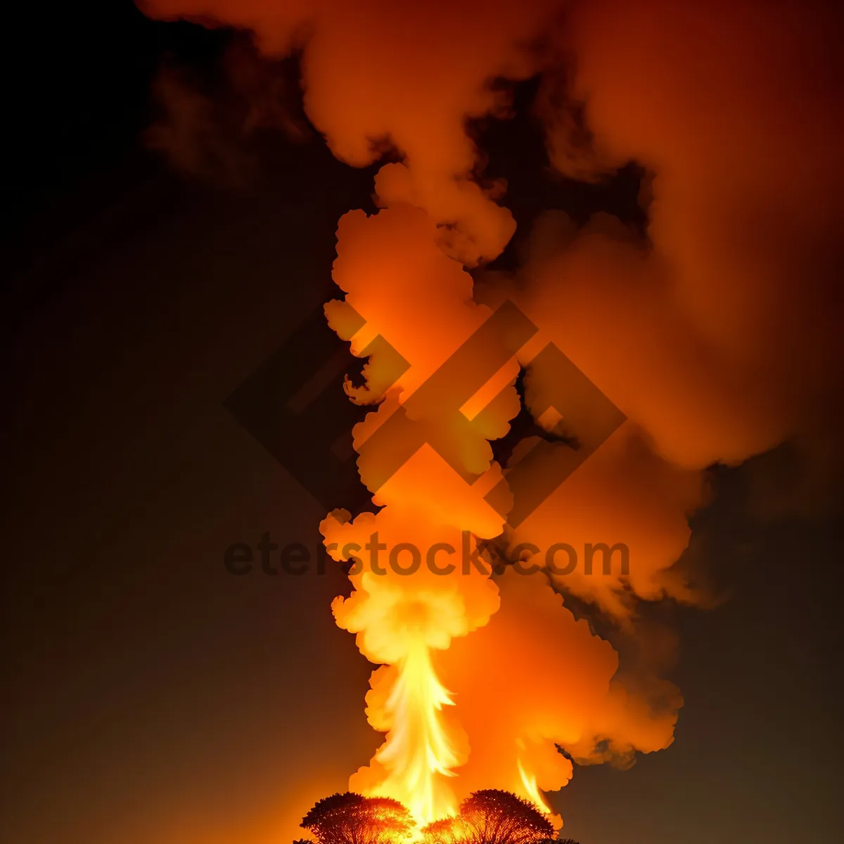 Picture of Fiery Atlas: A Flaming Map of Heat