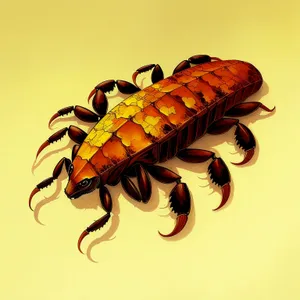 Cockroach close-up: A delectable crustacean dish!