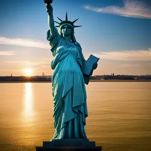 New York's Famous Lady of Liberty Statue