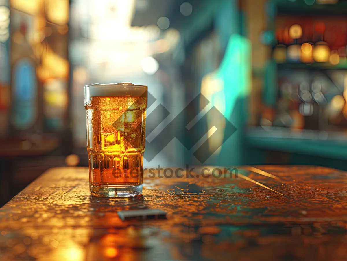 Picture of Beer and wine glasses on party table