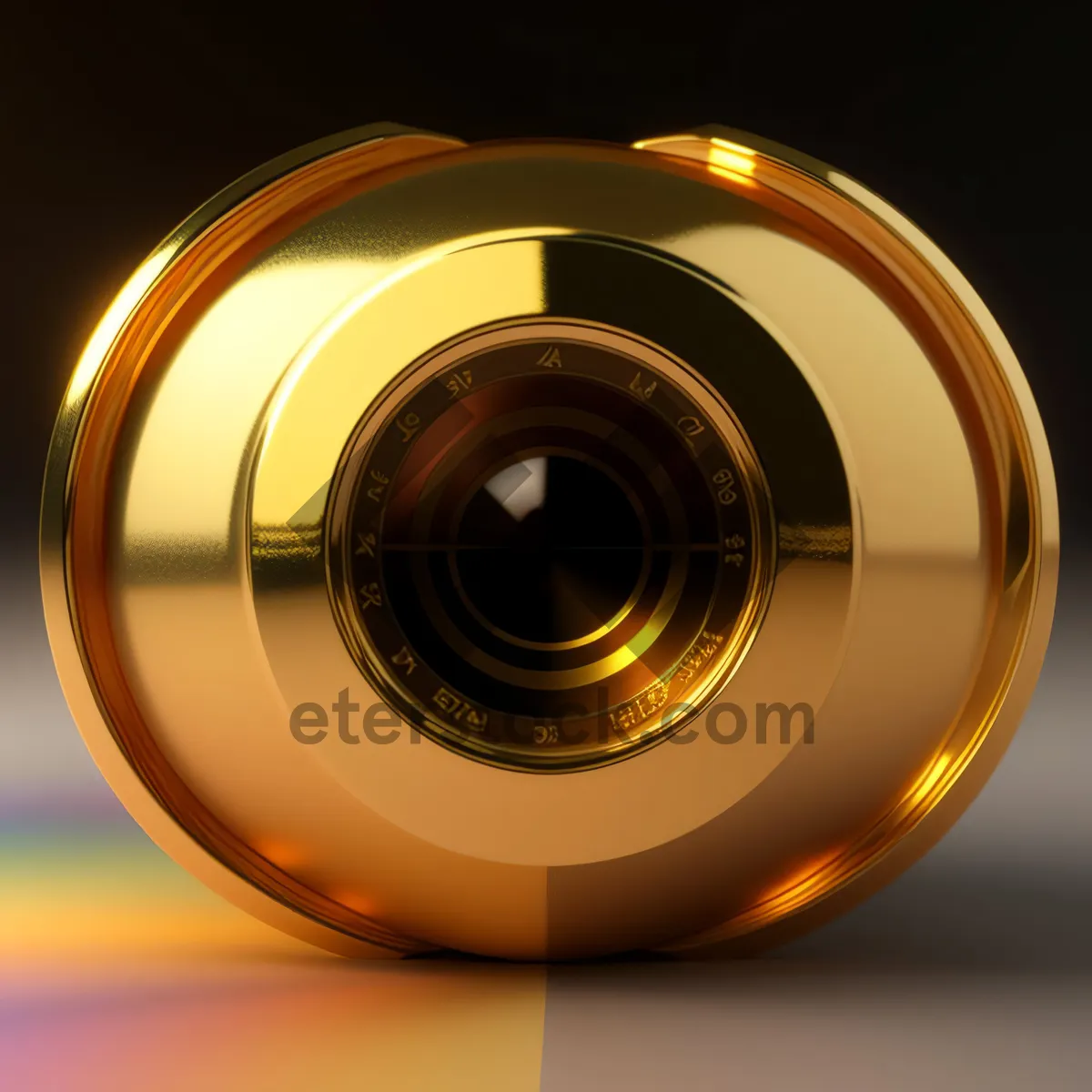 Picture of 3D Colorful Digital Music Disk Design.