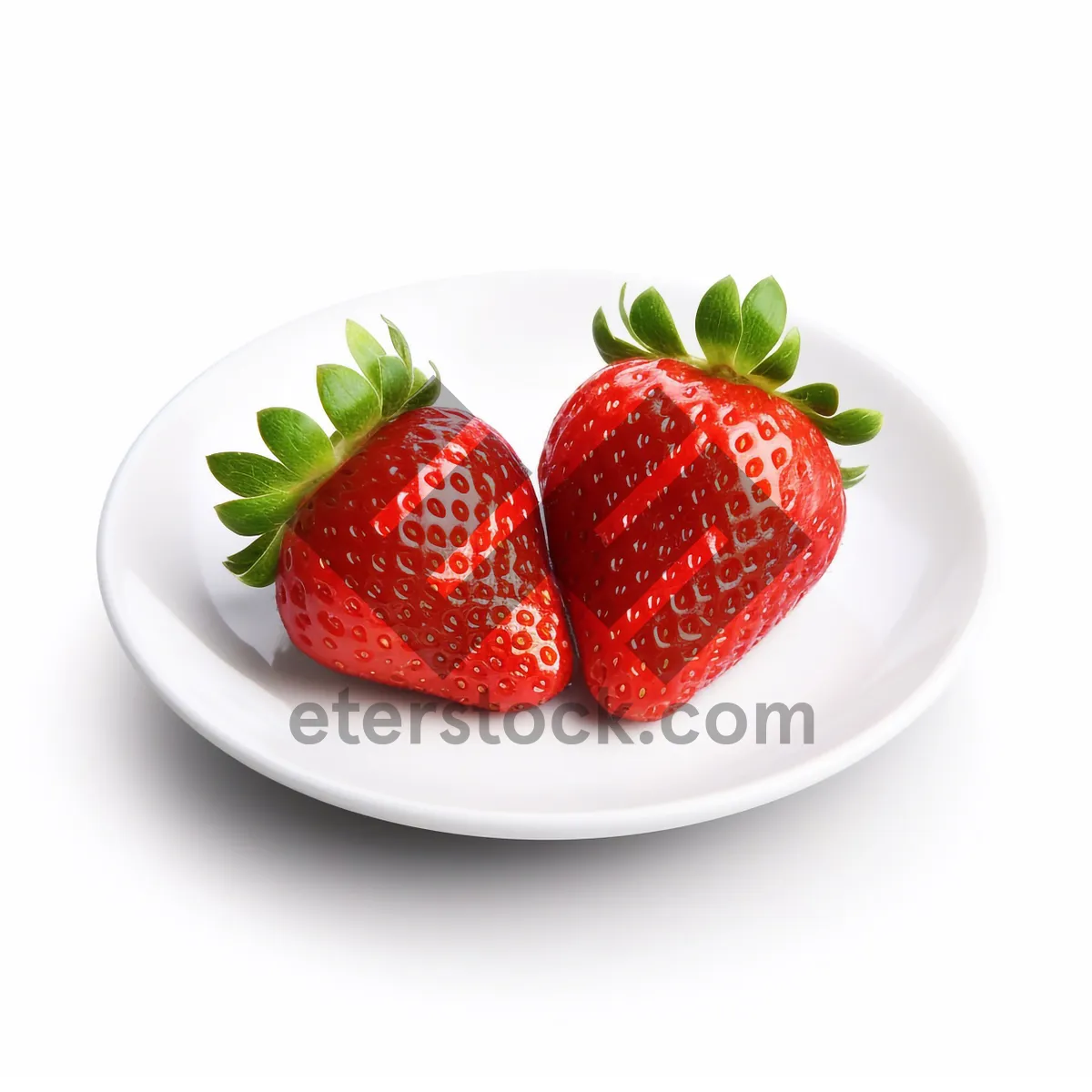 Picture of Fresh Strawberry Berry Closeup - Delicious and Nutritious Treat!