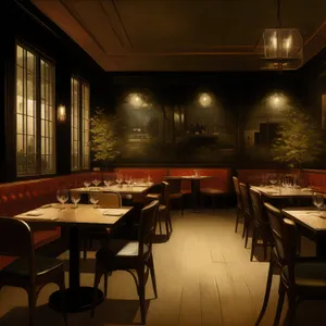 Modern Luxury Restaurant Interior Design Dining Hall