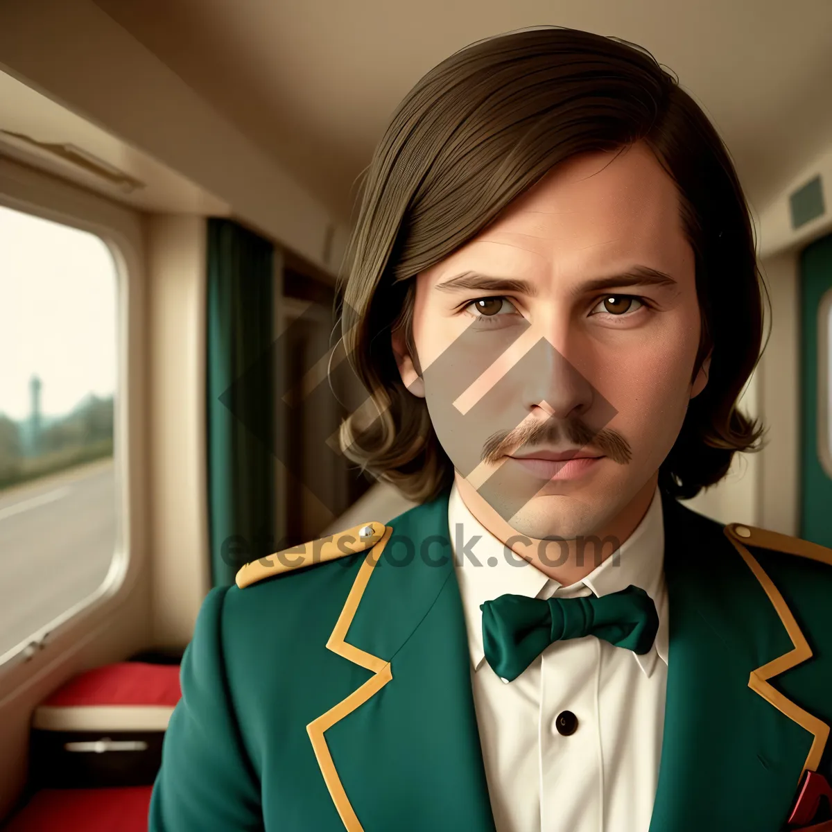 Picture of Friendly Male Doctor With Stethoscope Smiling