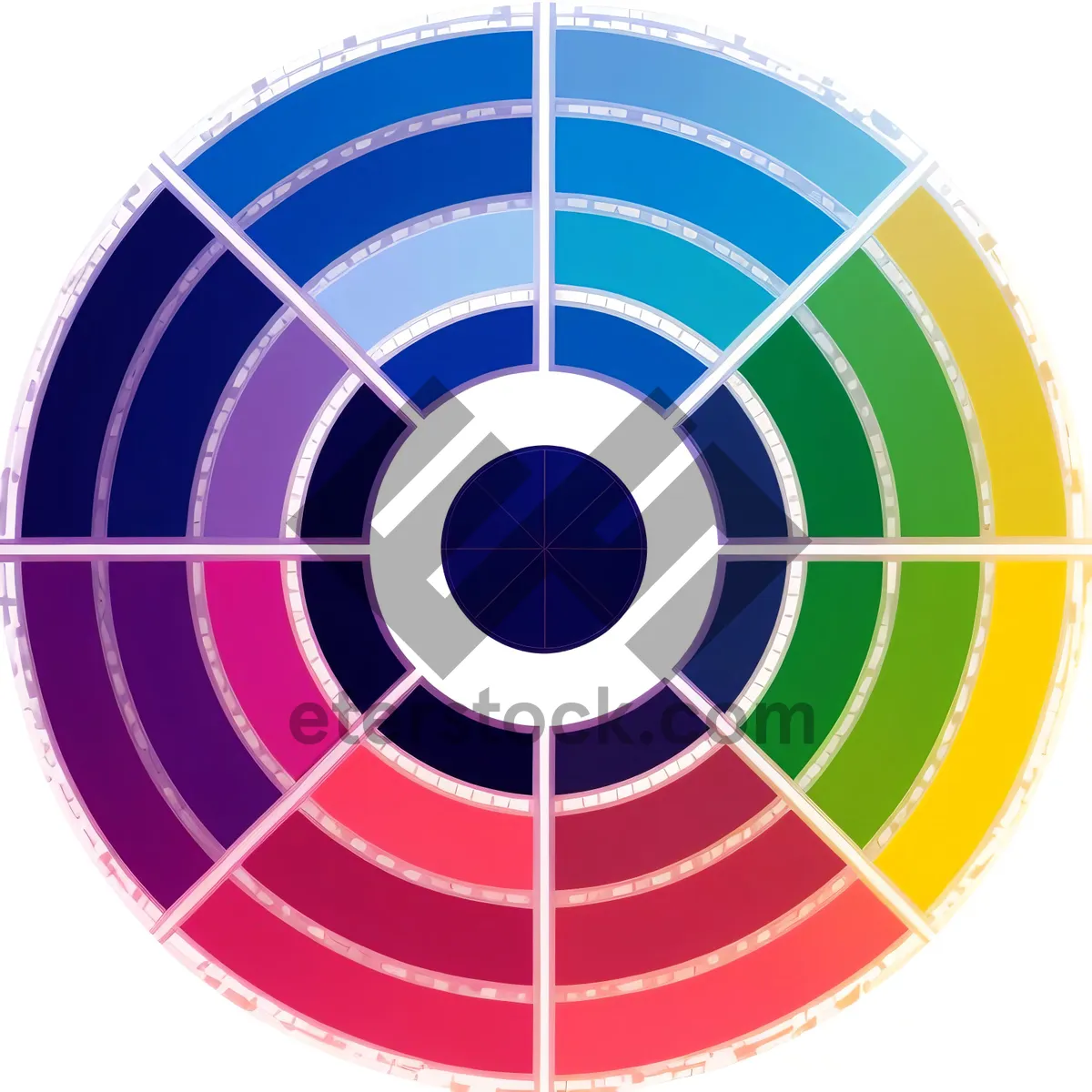 Picture of Circle Swatch Web Icon Design Graphic