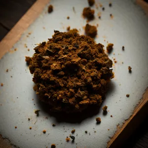 Pepper and Herb Spice Blend Closeup Shot