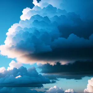 High Arctic Cloudscape with Glacial Reflections