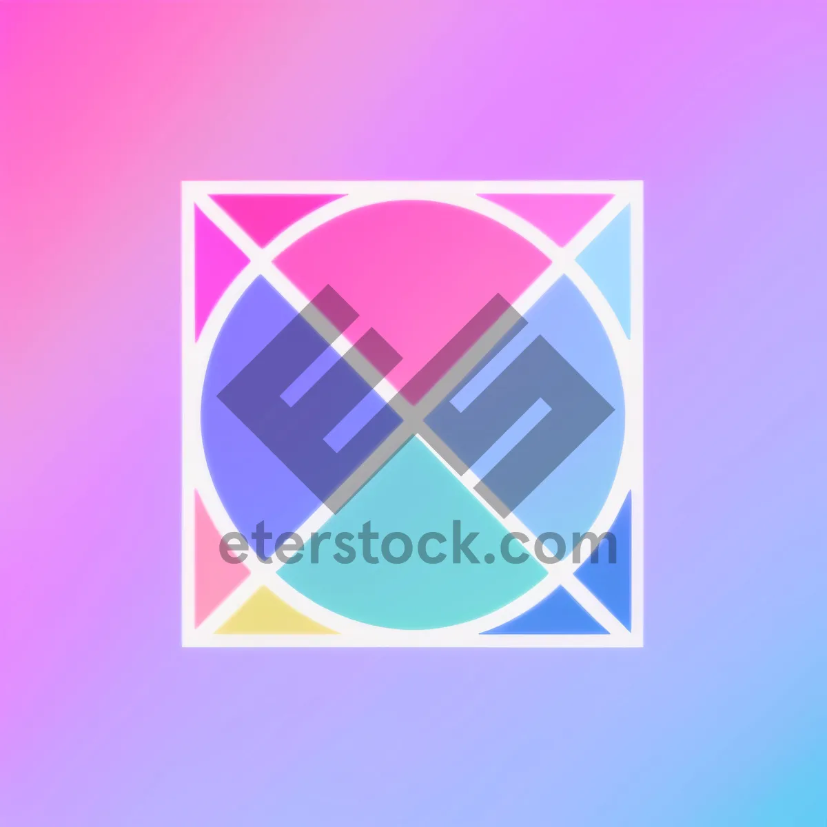 Picture of Graphic Design Symbol: Artistic Flag Icon