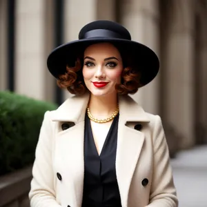 Attractive businesswoman in corporate office smiling with phone.