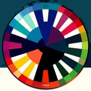 Patriotic Round Flag Icon Button for Web