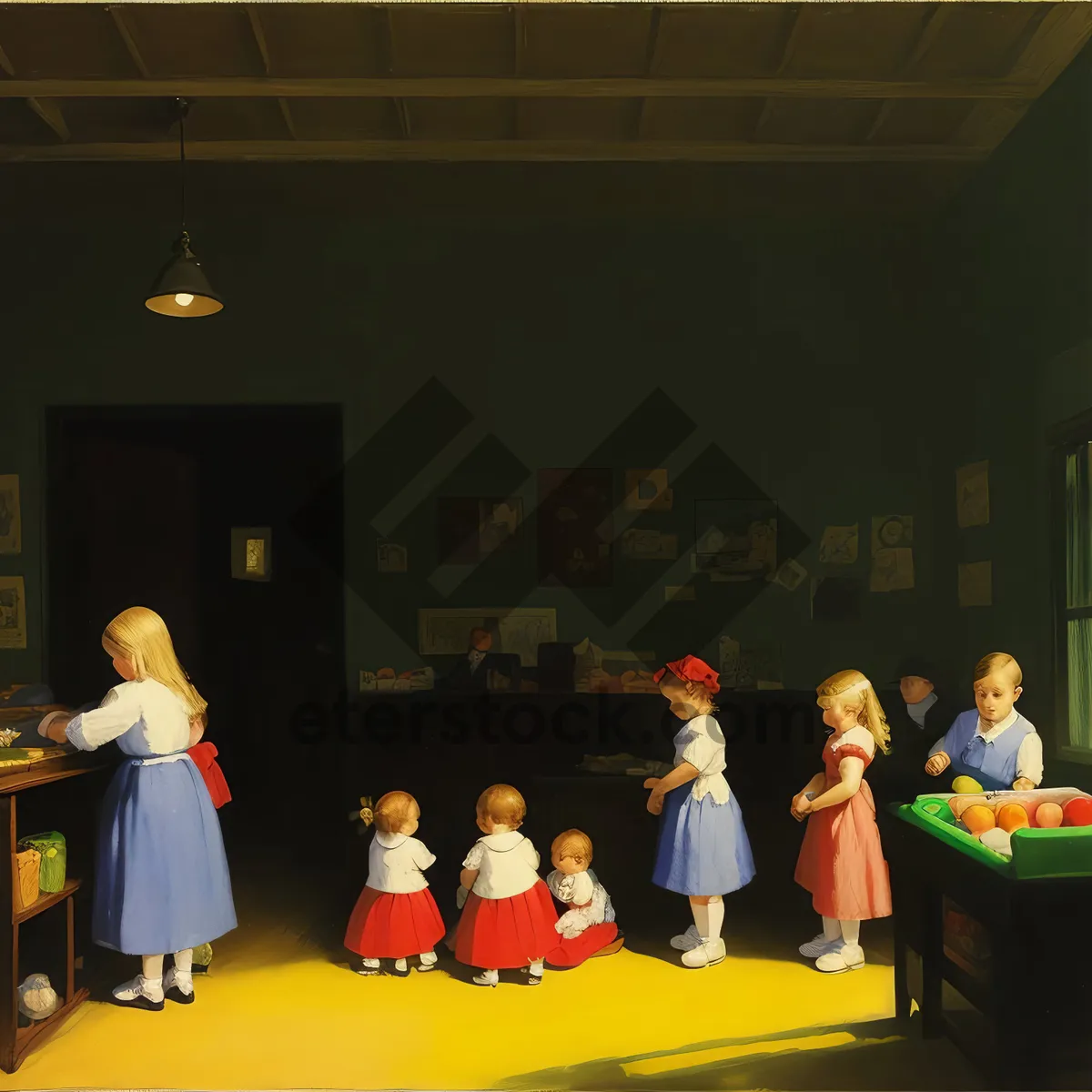 Picture of Professional teacher in a classroom setting.