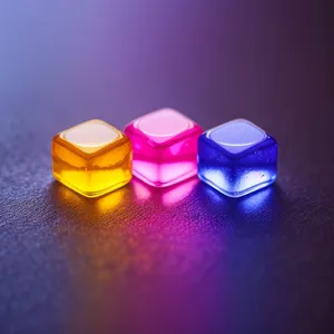 Vibrant LED Colors Illuminating Brightly