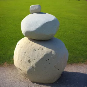 Golf Ball on Green Grass near Hole