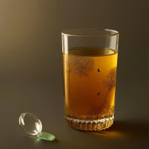 Frosty Lager in Glass Mug with Bubbles