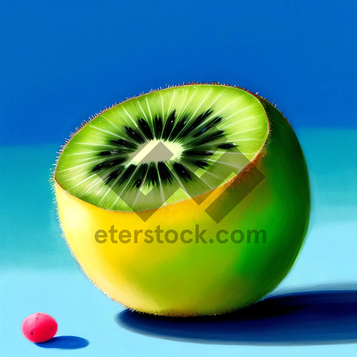 Picture of Juicy Kiwi Slice - Fresh and Healthy Tropical Fruit