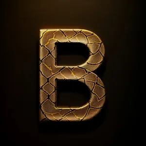 Black and Gold Gem Symbol Design