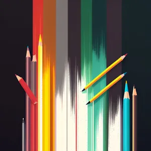 Vibrant Rainbow Pencils for Creative Art and Education