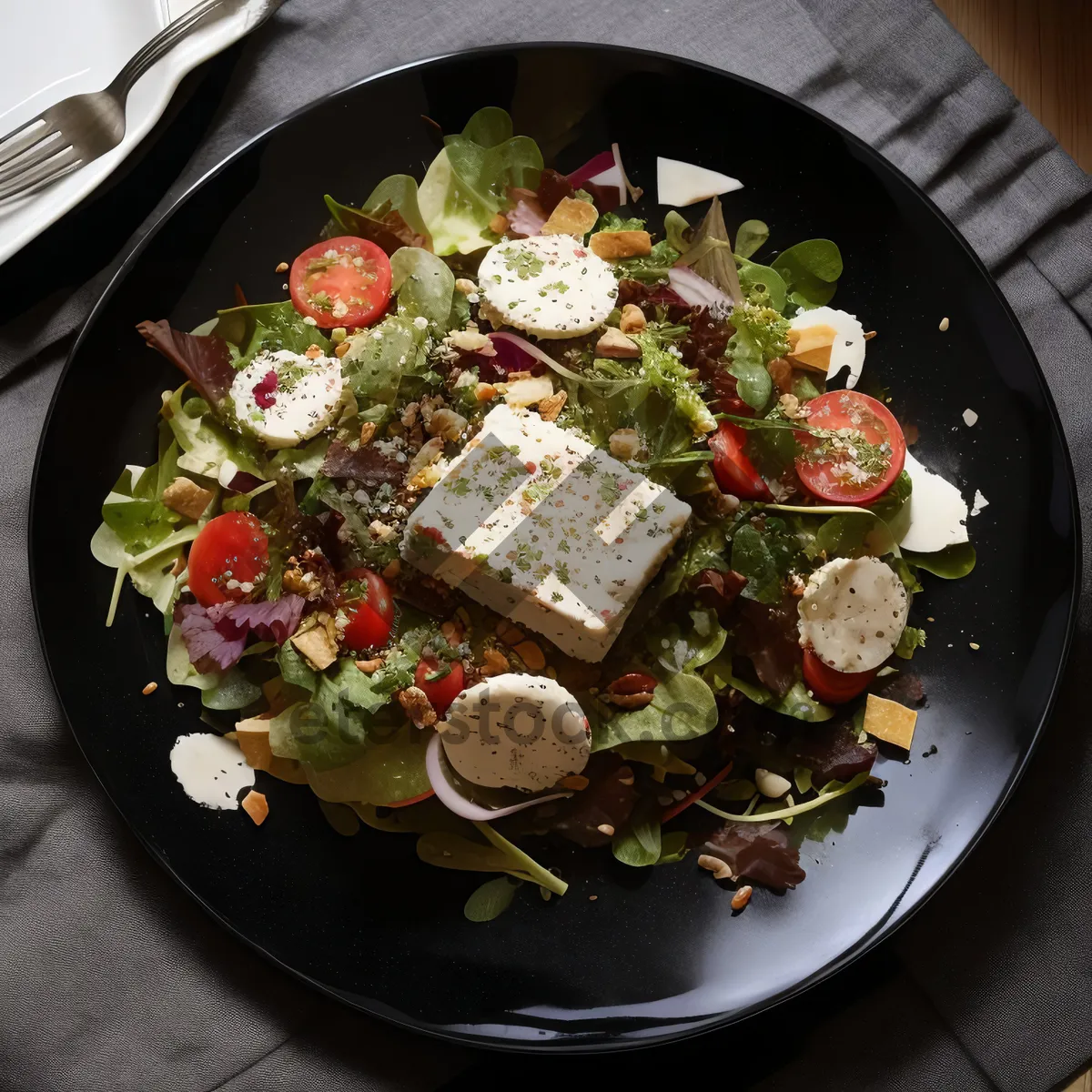 Picture of Grilled Beef and Vegetable Salad with Tomato Sauce