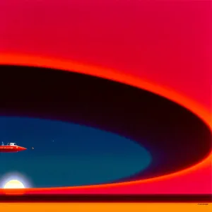 Vibrant Energy: Futuristic Abstract Digital Art