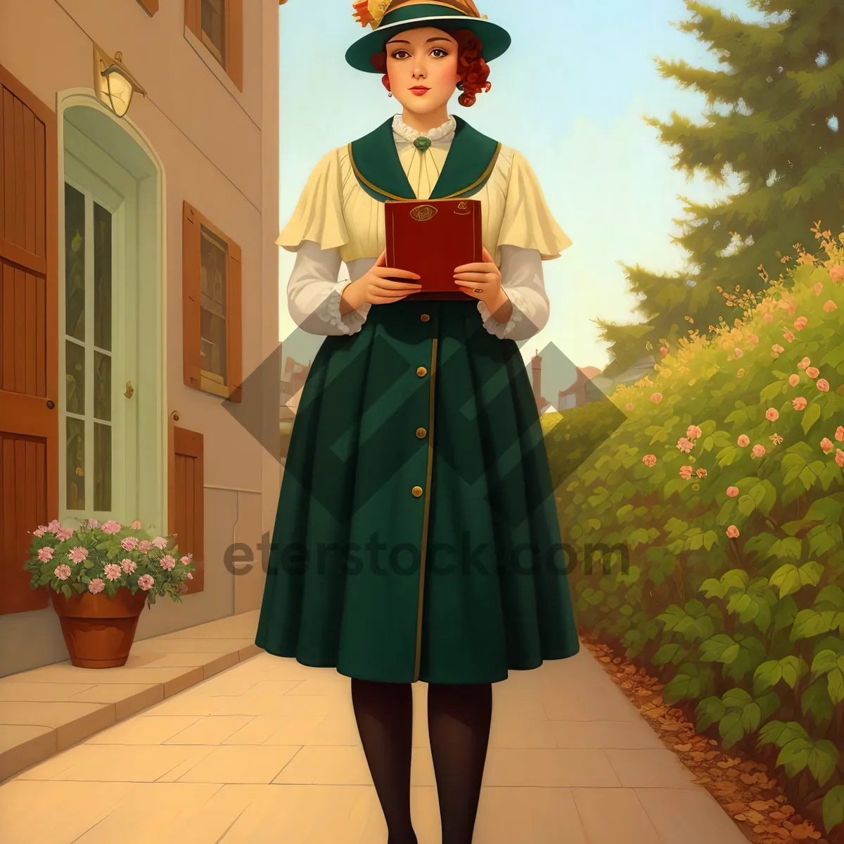 Picture of Joyful Wedding Singer in Bridal Attire