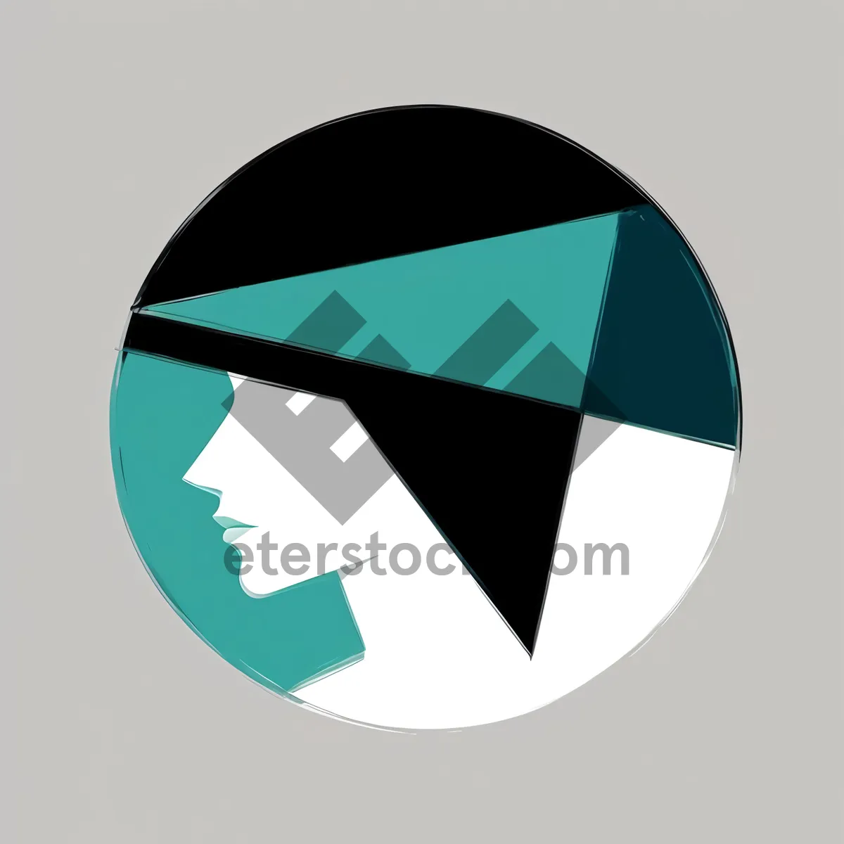 Picture of National Flag Round Icon Symbolizing Country