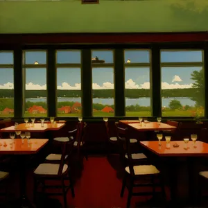 Modern Luxury Dining Room Furniture Set With Chairs