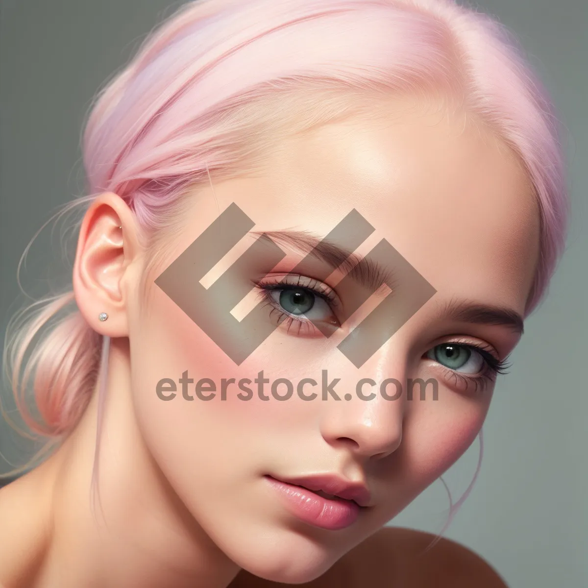 Picture of Gorgeous Portrait with Clean, Healthy Skin