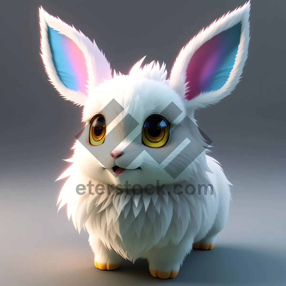 Picture of Fluffy Bunny - Cute, Furry, and Adorable Easter Pet