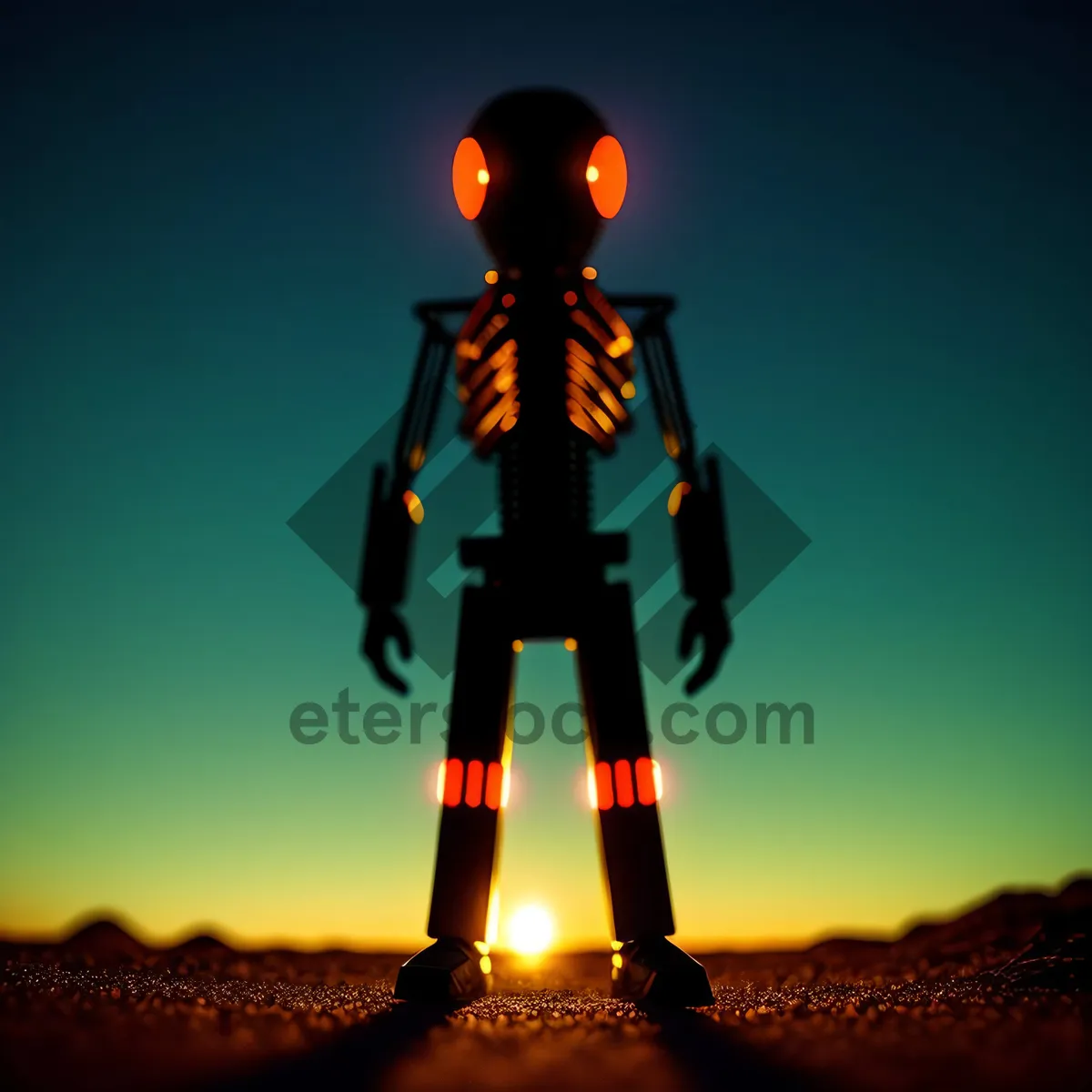 Picture of Cartoon East Wind Man - 3D Render