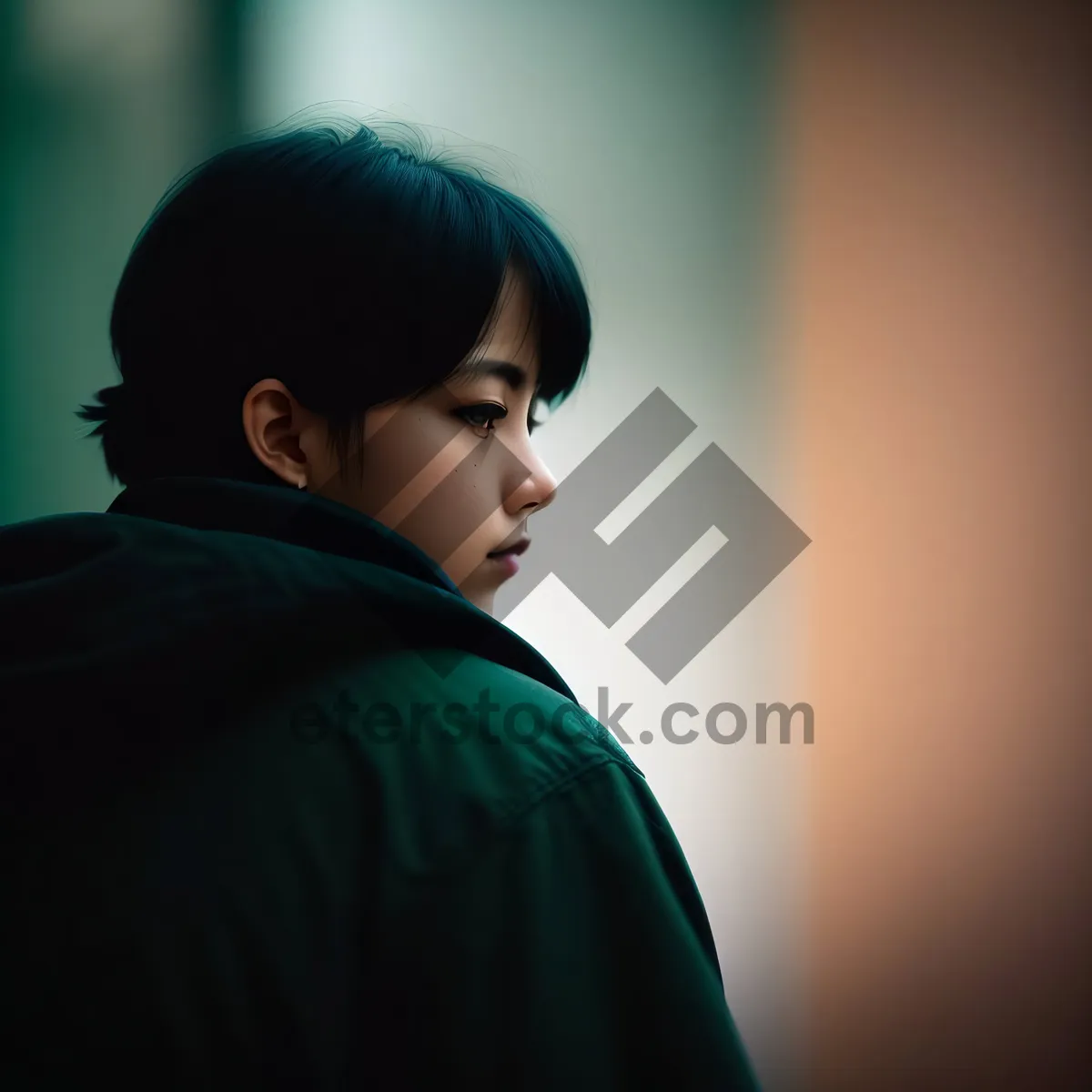 Picture of Smiling Businesswoman with Confident Expression